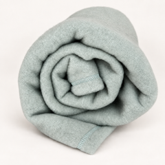 Soft Baby Blanket - 100% Wool, Mint
