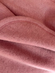 Soft Baby Blanket - 100% Wool, Powder Pink